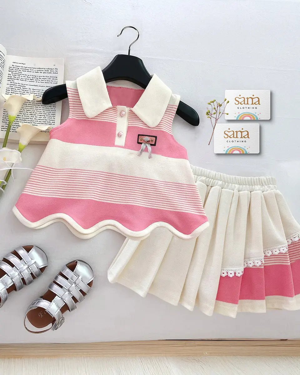 sana-clothing-girls-pink-ivory-striped-polo-skirt-set.jpg